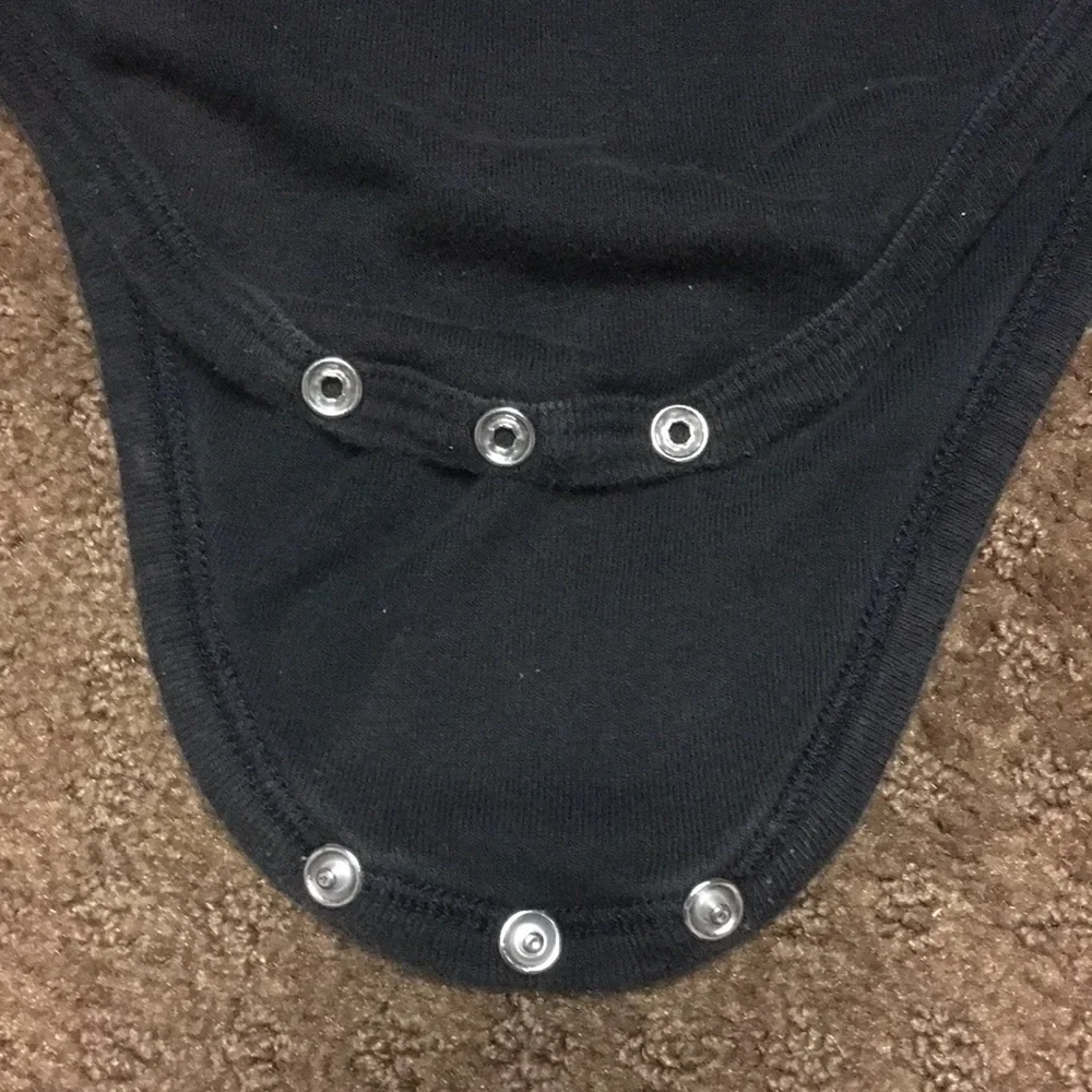 turtleneck onesie 3T girls solid black one piece EUC Halloween Fall anytime